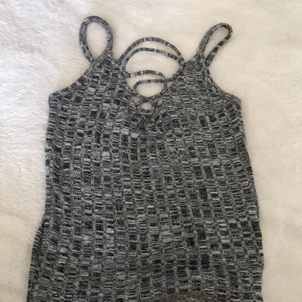 American Eagle lace up shirt
